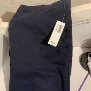 Girls Navy blue classic uniform shirts